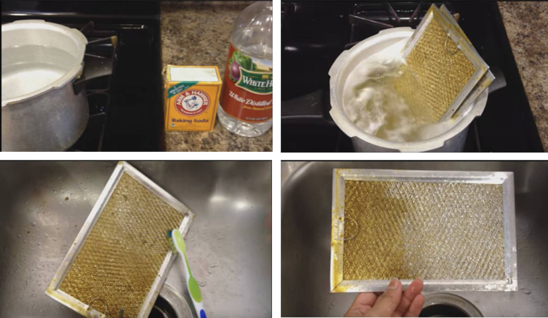 Cách vệ sinh máy hút mùi bằng baking soda