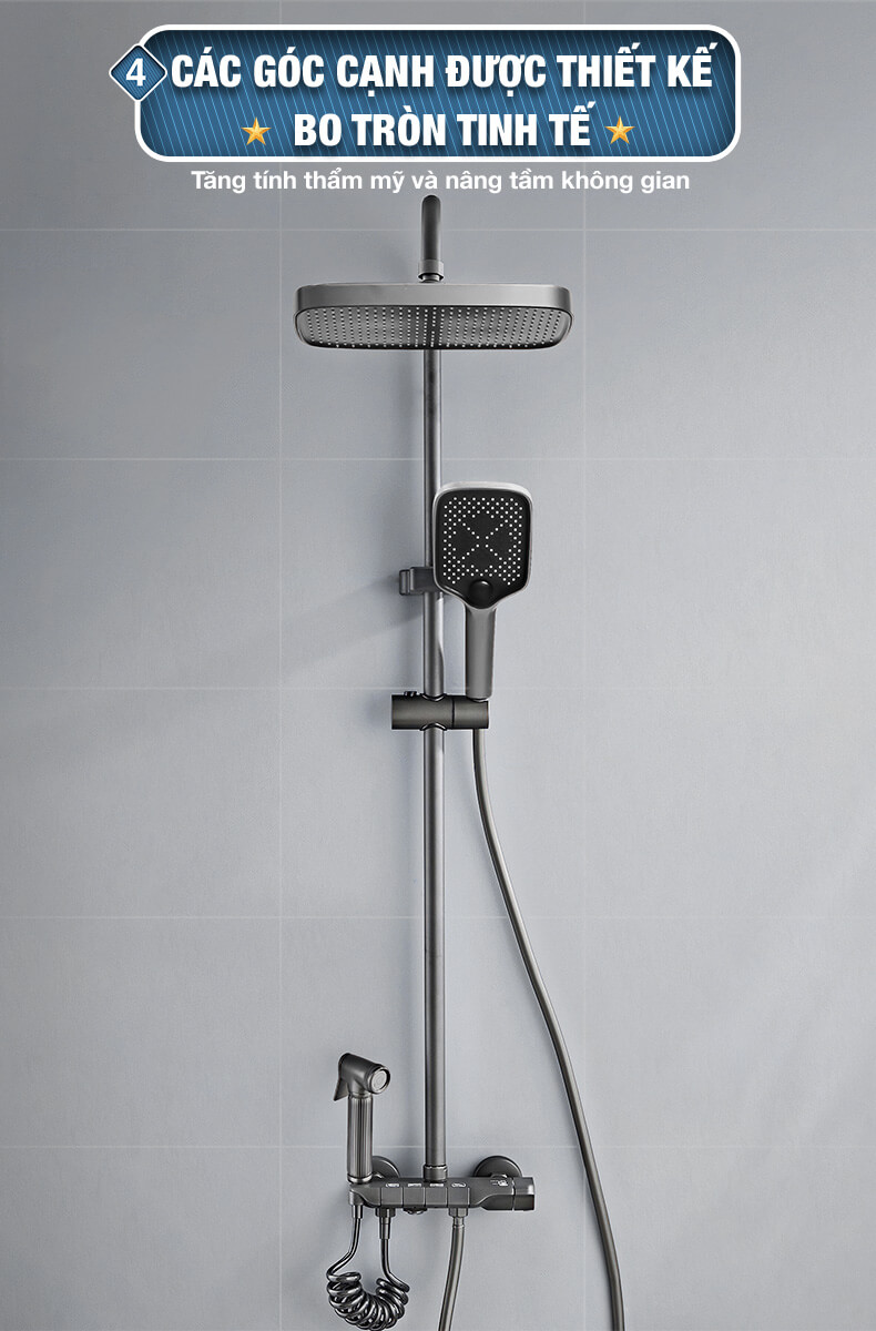 Bộ sen tắm thông minh Enic KS - PHIÊN BẢN LED - 16