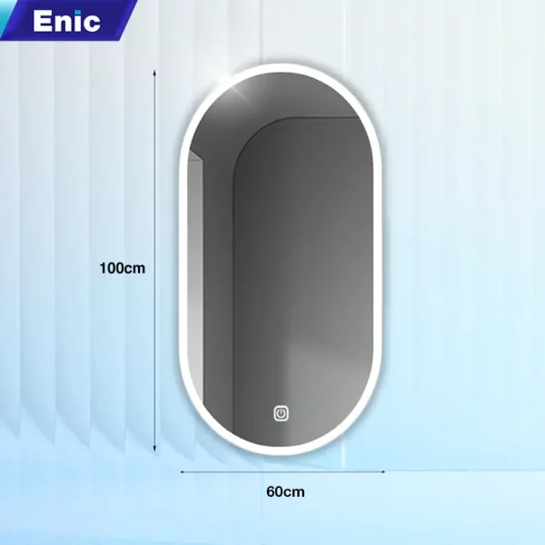 Gương Oval LED trước