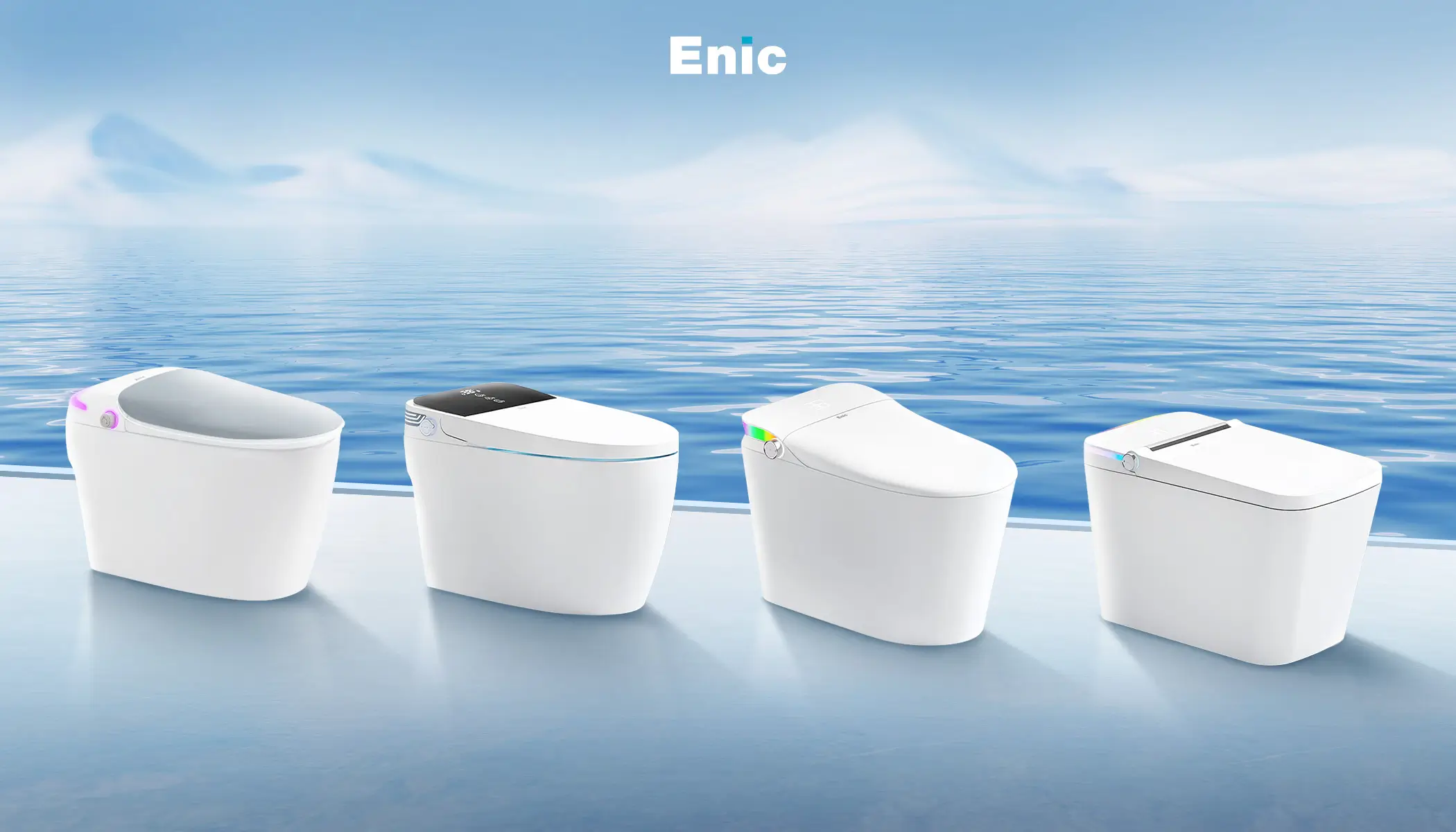 Bồn cầu Enic đa dạng mẫu mã, kiểu dáng