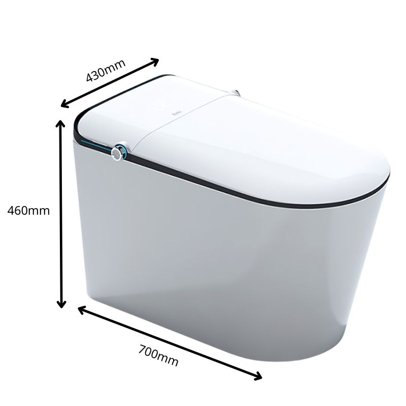 Kích thước của bồn cầu thông minh