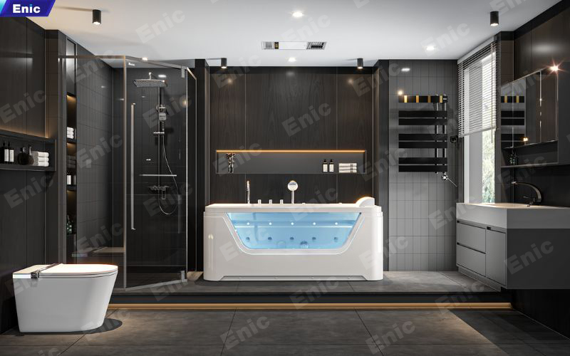Nhà vệ sinh thiết kế đặc biệt dành cho bồn tắm