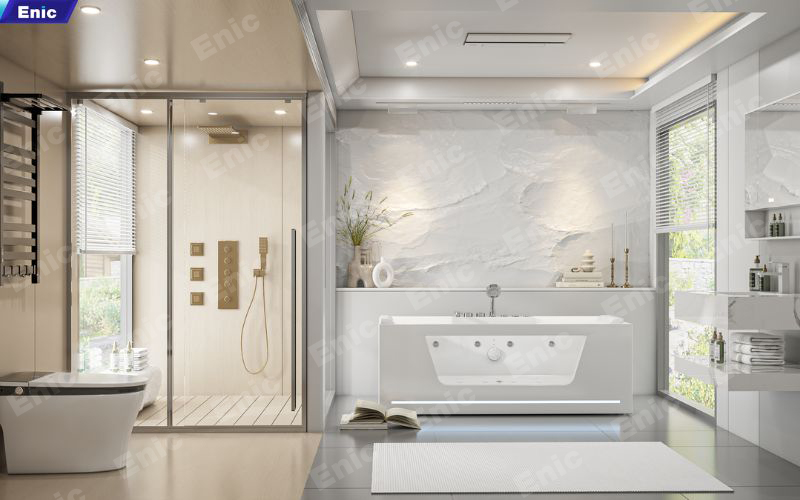 Nhà vệ sinh thiết kế đầy đủ tiện nghi