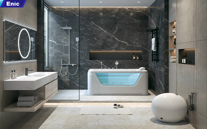 Phòng tắm khách sạn phải đảm bảo về các tiêu chuẩn khi thiết kế