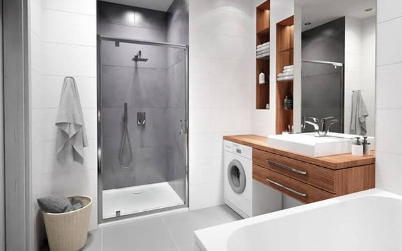 Mẫu thiết kế phòng tắm 5m2 sạch sẽ mang lại cảm giác thoải mái
