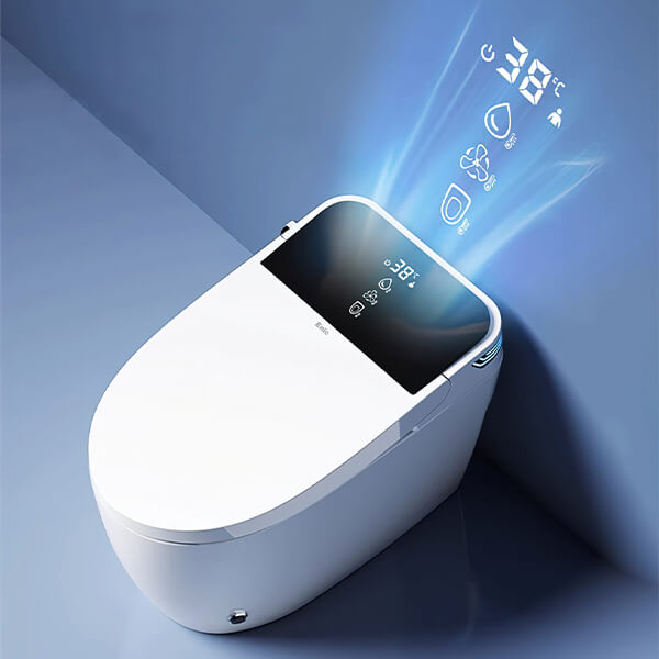 Mẫu bồn cầu thông minh cho người già Smart D Upgraded màn hình LCD hiển thị 