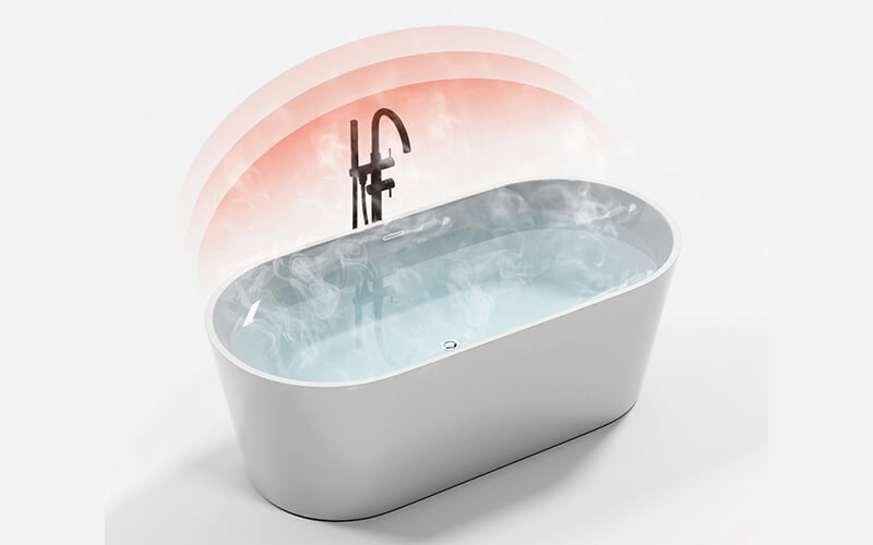 Bồn tắm Acrylic cách nhiệt tối ưu 