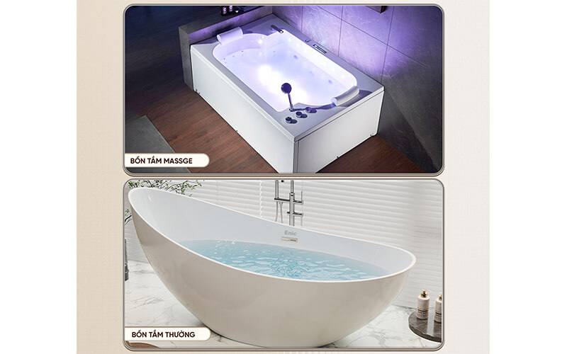 Chọn bồn tắm loại nào? 
