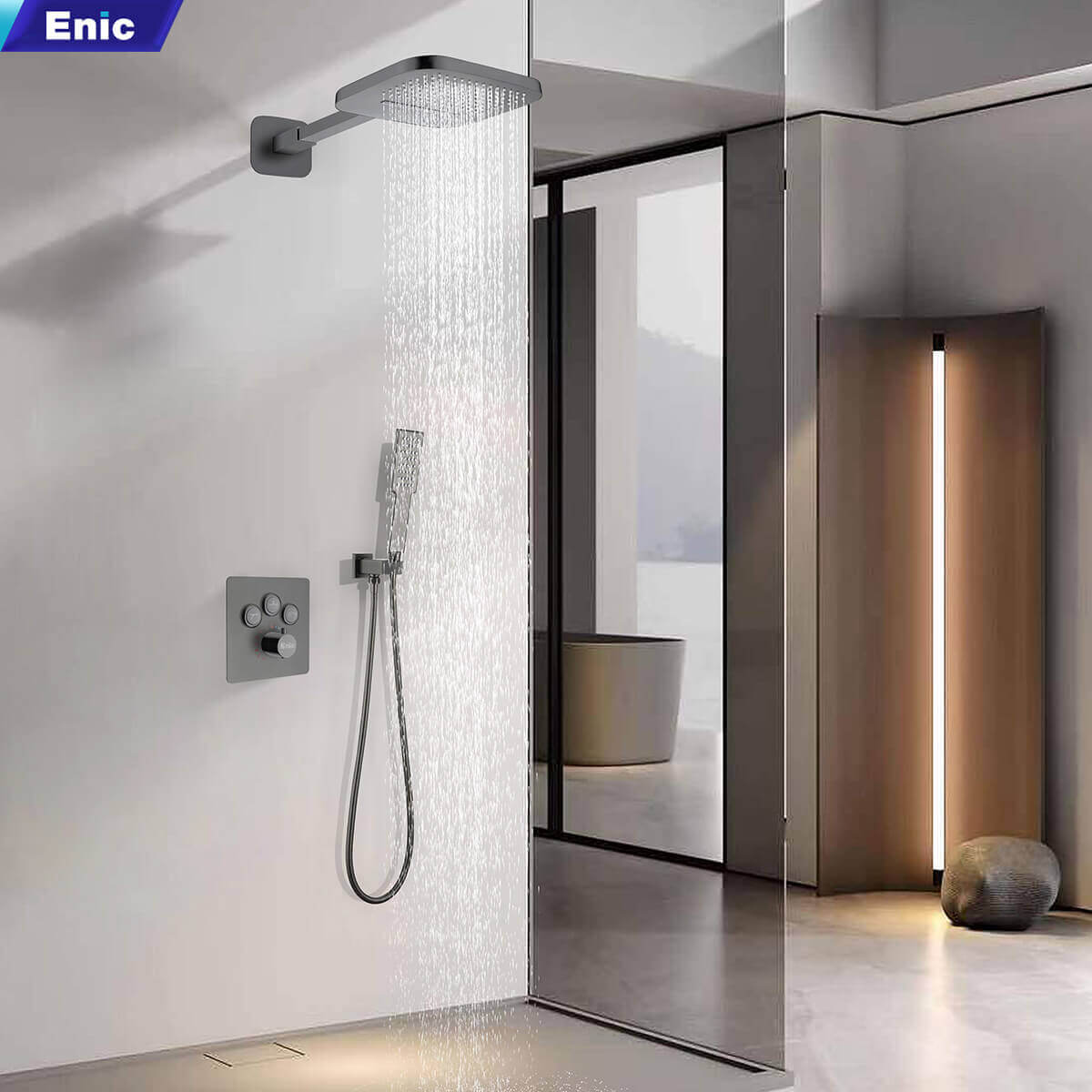 Sản phẩm sen tắm Enic được ứng dụng công nghệ mạ PVD
