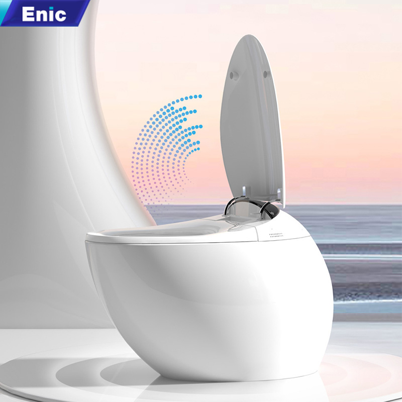 Nắp bồn cầu được làm bằng nhựa ABS giảm chấn giúp giảm đi tiếng ồn