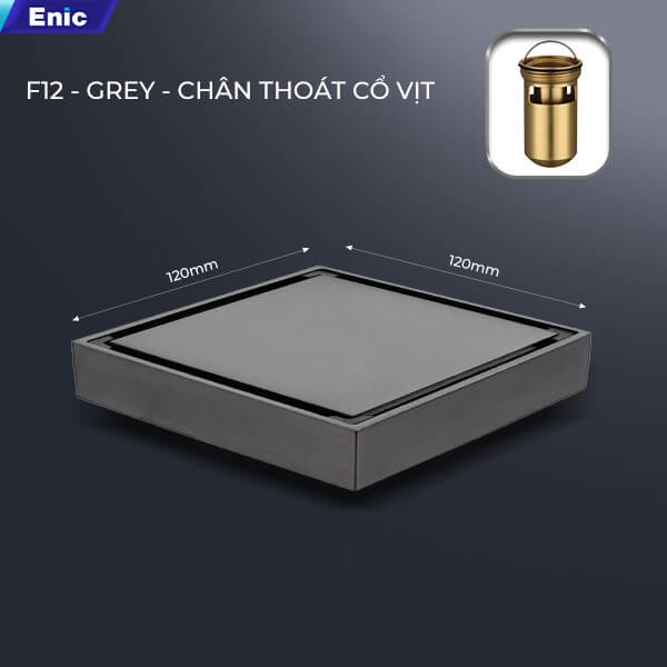 Phễu thoát sàn cao cấp F12 Inox