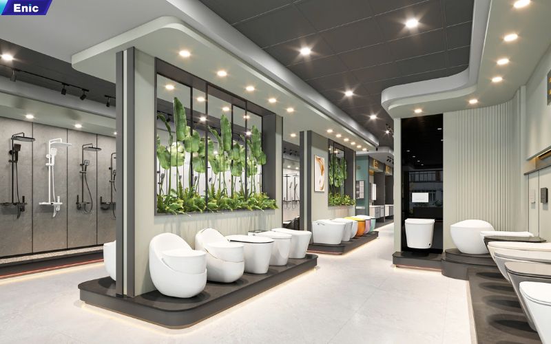 Showroom thiết bị vệ sinh Sơn La của Enic nằm ở vị trí thuận lợi, dễ di chuyển