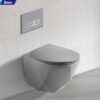 Bồn cầu treo tường Enic T3 màu xám