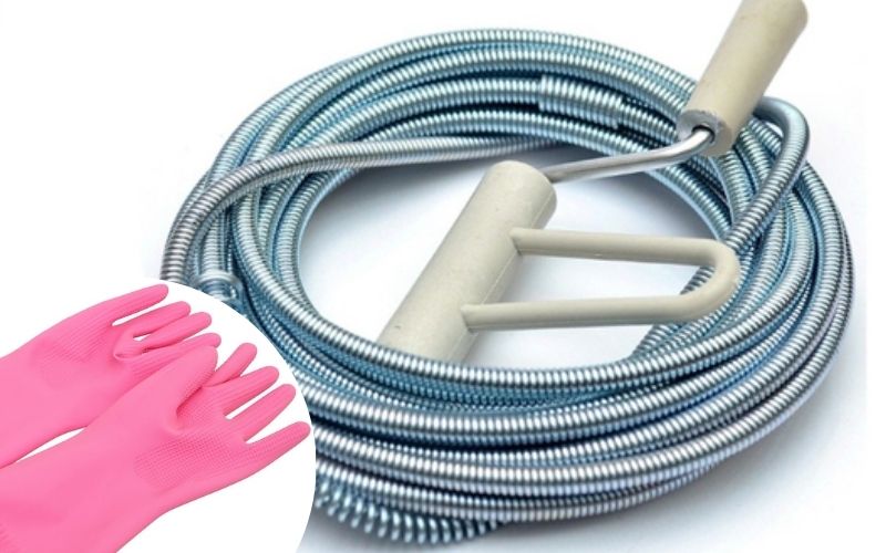 Chuẩn bị găng tay và dây thông