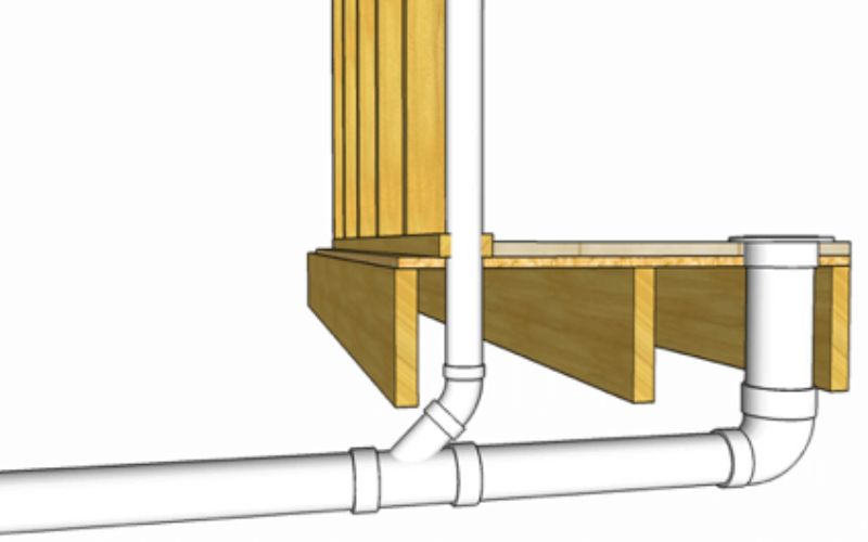 Lắp hệ thống thoát khí cho bồn cầu