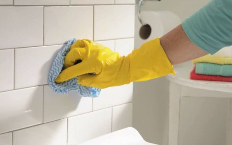 Nhà tắm dễ bị bám bẩn