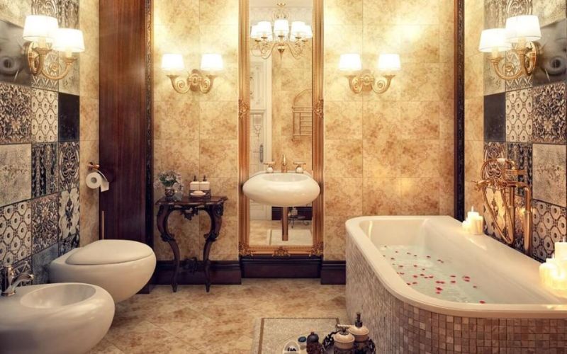 Nhà tắm phong cách cổ điển
