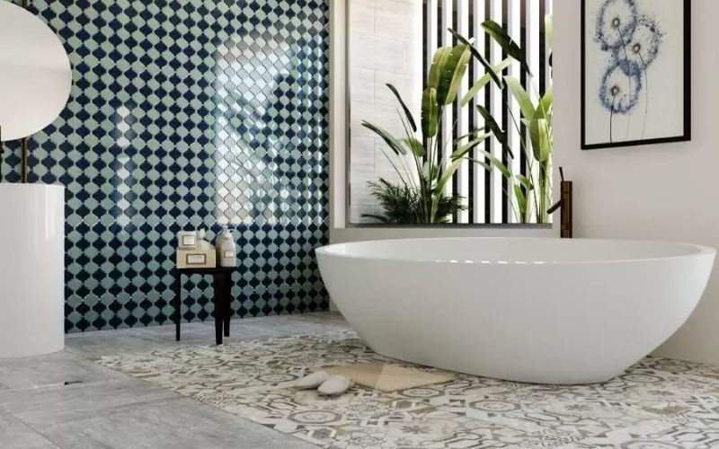 Nhà tắm phong cách Địa Trung Hải