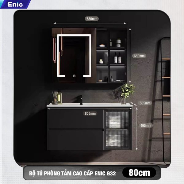 Bộ tủ phòng tắm cao cấp ENIC G32