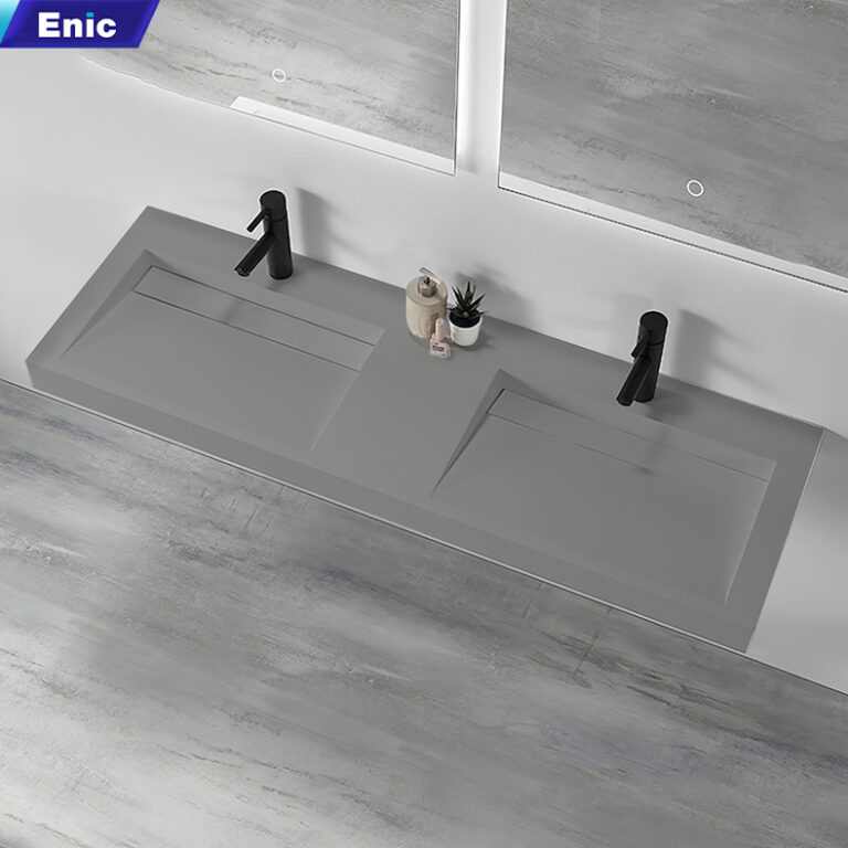 Lavabo treo tường đôi gia tăng tiện ích 