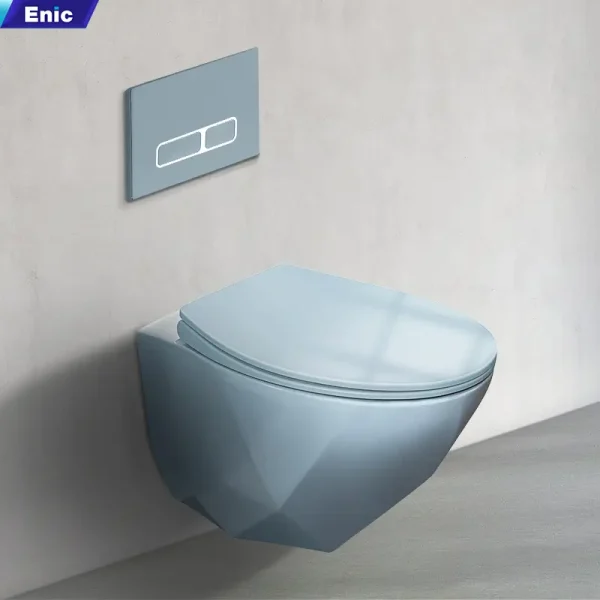 Bồn cầu treo tường Enic T3 – Xám bóng