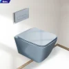 Bồn cầu treo tường Enic V2 – Xám bóng