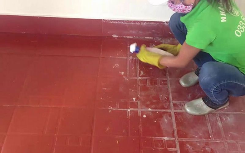 Dung dịch chuyên dùng để tẩy rửa xi măng