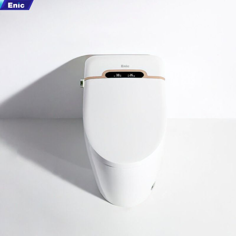 Nắp và bệ ngồi bồn cầu được làm bằng nhựa ABS