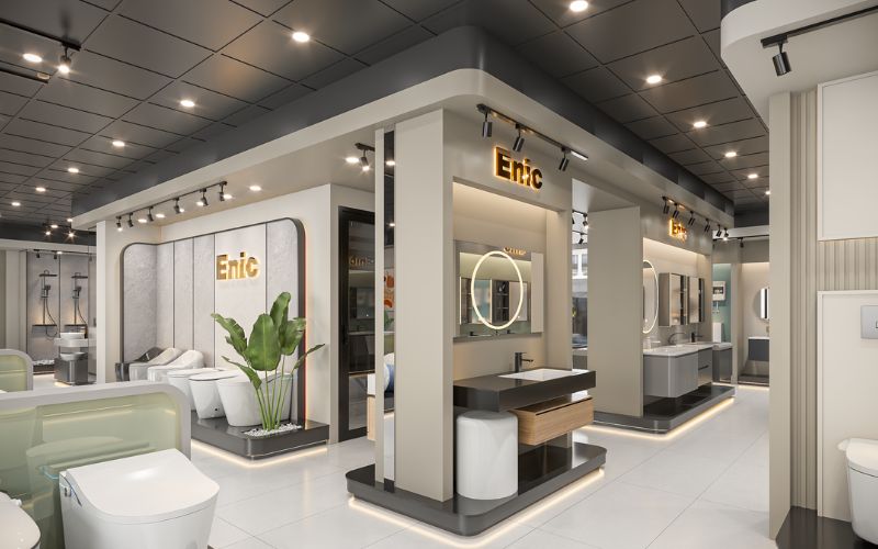 Showroom thiết bị vệ sinh Enic tại Hưng Yên