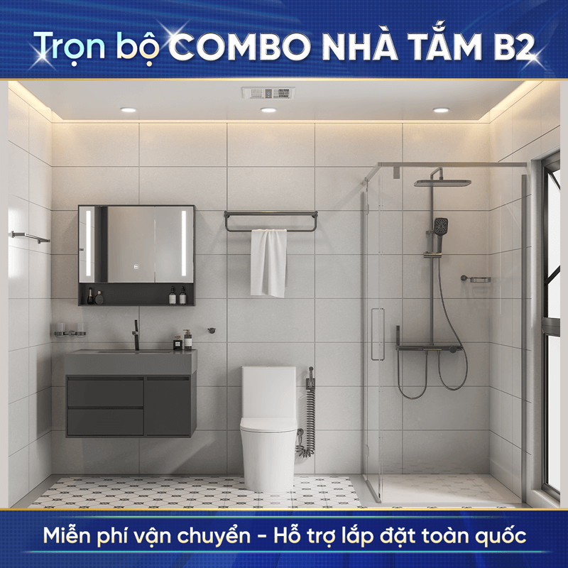 Combo thiết bị vệ sinh tiện nghi Enic B2