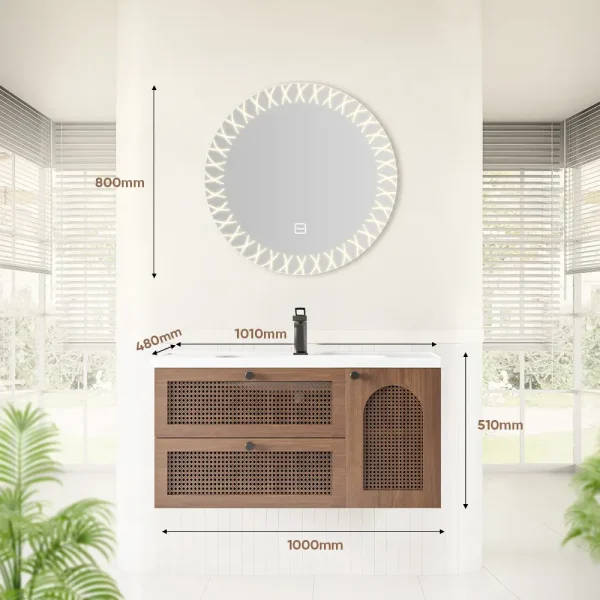 Bo tủ phòng tắm May Dần ENIC GM03