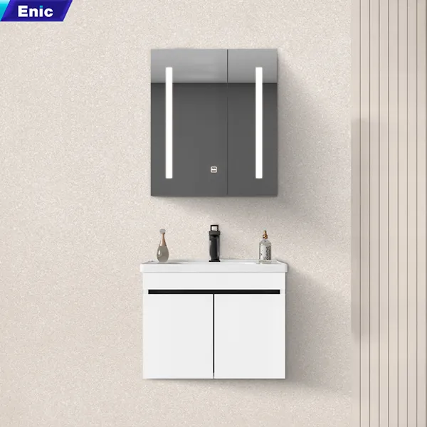Tủ phòng tắm PVC cao cấp ST01 trắng 60cm