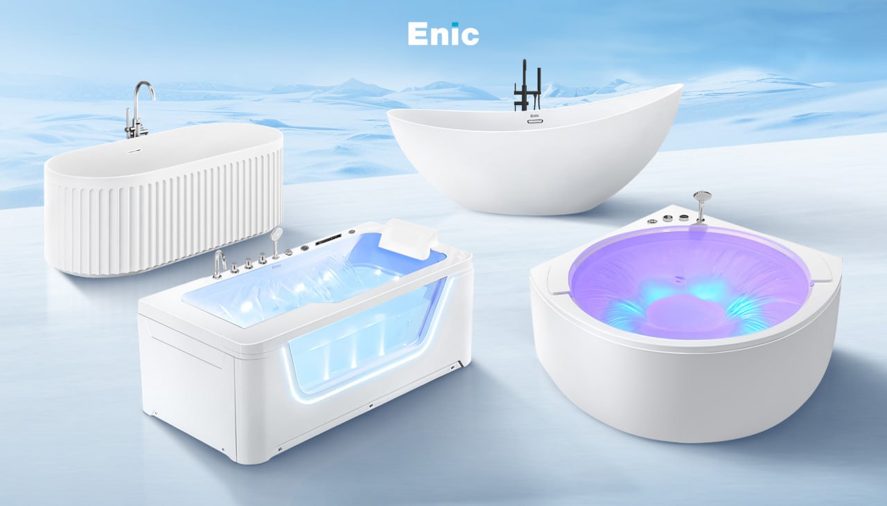 Bồn tắm Enic đa dạng với các mẫu mã