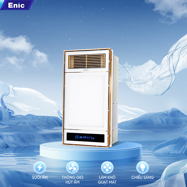 Đèn điều hòa tích hợp nhiều chức năng trong 1 sản phẩm