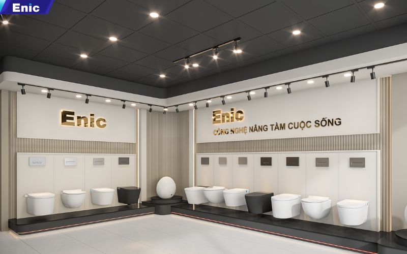 Enic cung cấp bồn cầu treo tường đa dạng mẫu mã