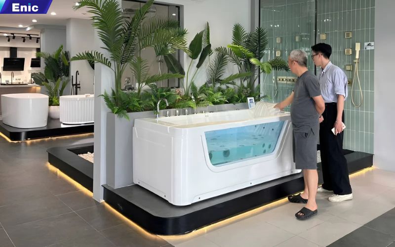 Khi mua bồn tắm Enic khách hàng sẽ được hưởng các chính sách hấp dẫn