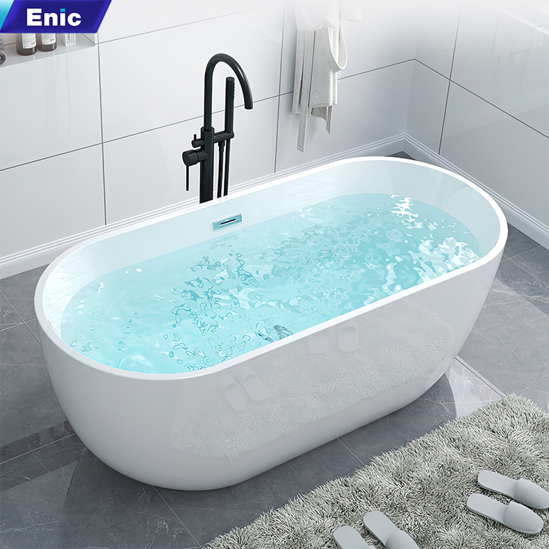 Bồn tắm Oval nhựa acrylic Enic B1, B2 1m7