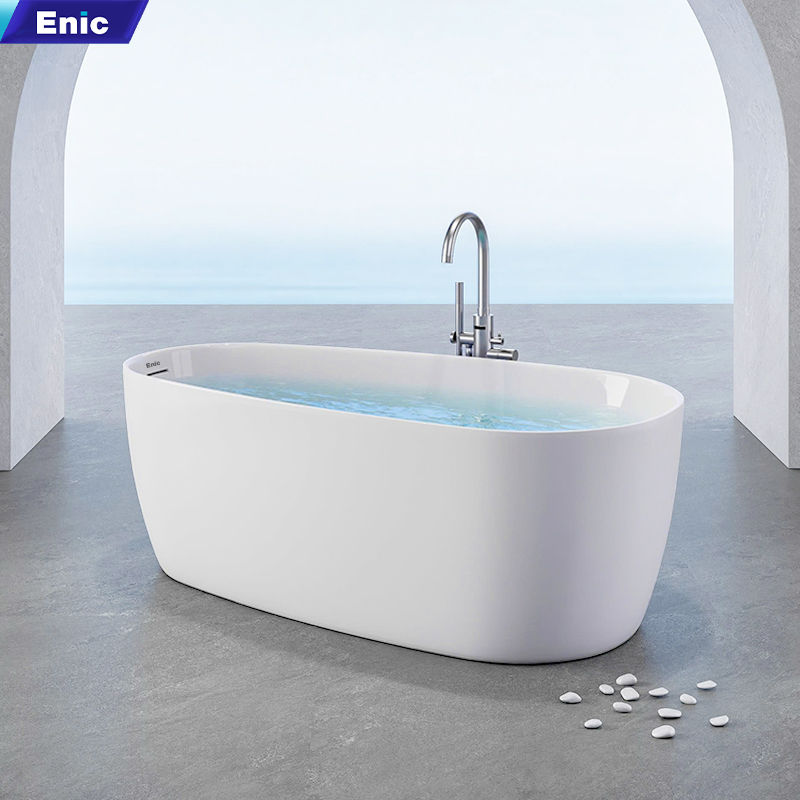 Bồn tắm Oval nhựa acrylic Enic B3 1m5 – 1m7