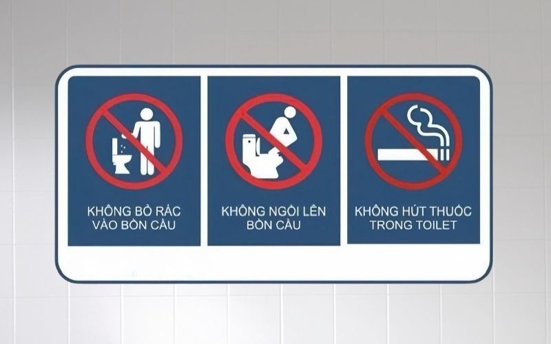 Những câu nhắc nhở nghiêm túc, lịch sự thường thấy 