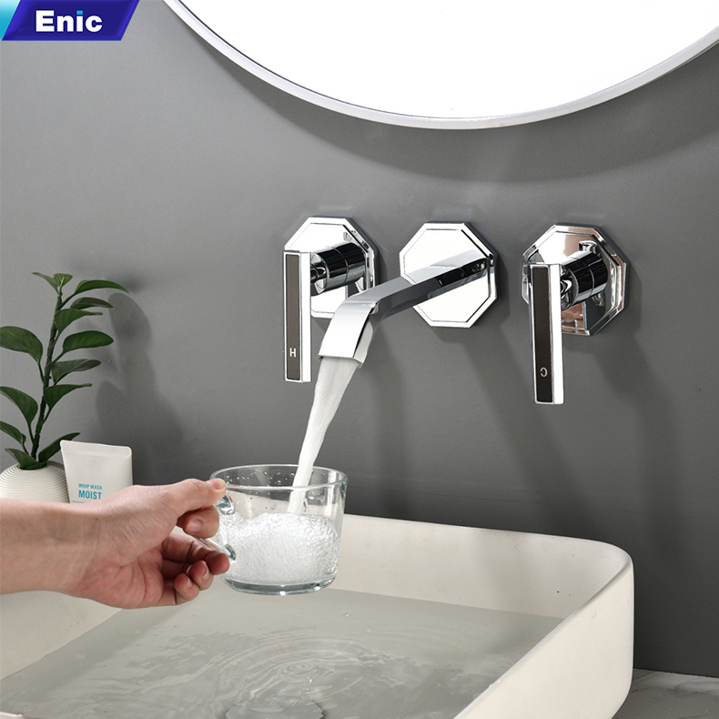 Vòi 2 van vặn 2 dòng nước nóng lạnh khác nhau 