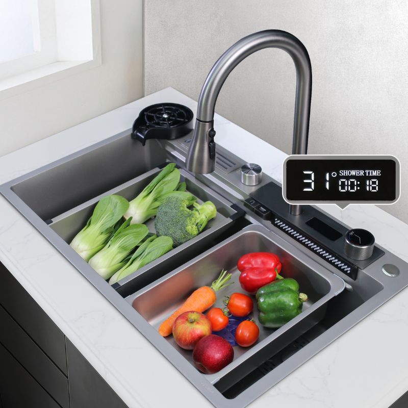 Bồn rửa chén inox 304 phủ nano chống bám bẩn