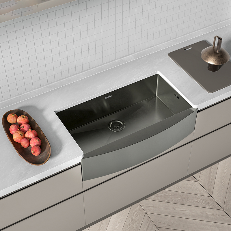 Bồn rửa chén inox dễ vệ sinh, an toàn cho thực phẩm khi chế biến