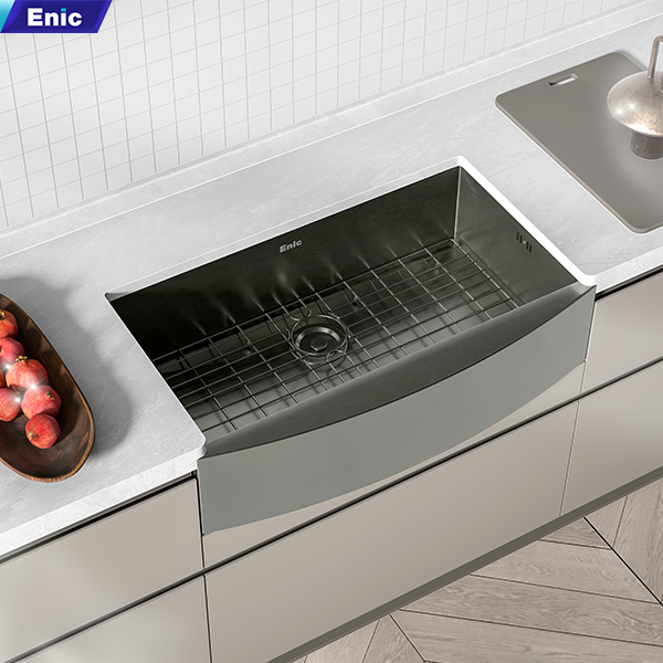 Bồn rửa chén một ngăn Enic MT01 - Màu xám