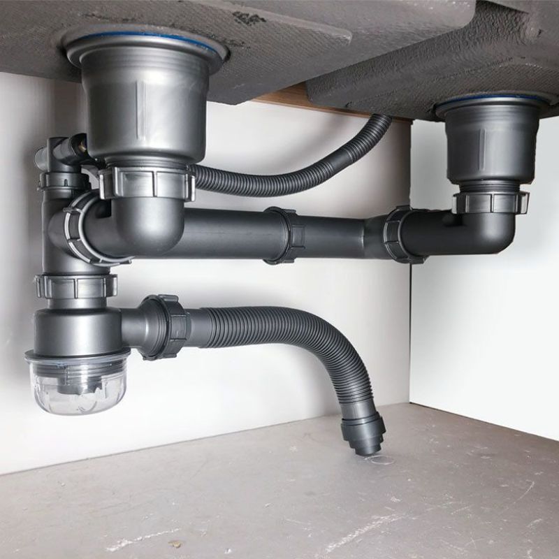 Cấu tạo bồn rửa chén 2 hộc