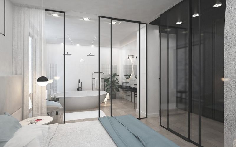 Thách thức khi xây thêm nhà vệ sinh trong phòng ngủ 