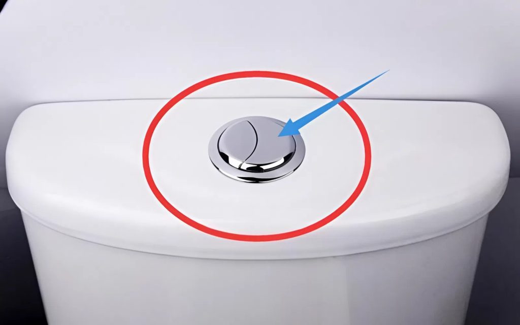 Cách dùng nút xả đại của bồn cầu