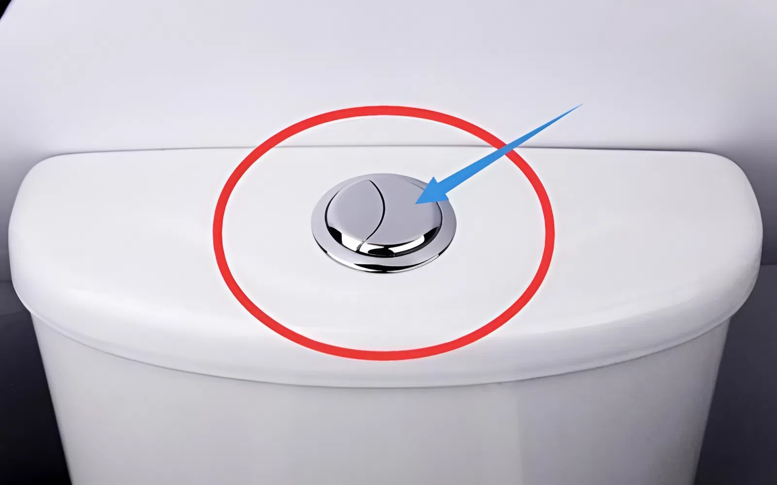 Cách dùng nút xả đại của bồn cầu