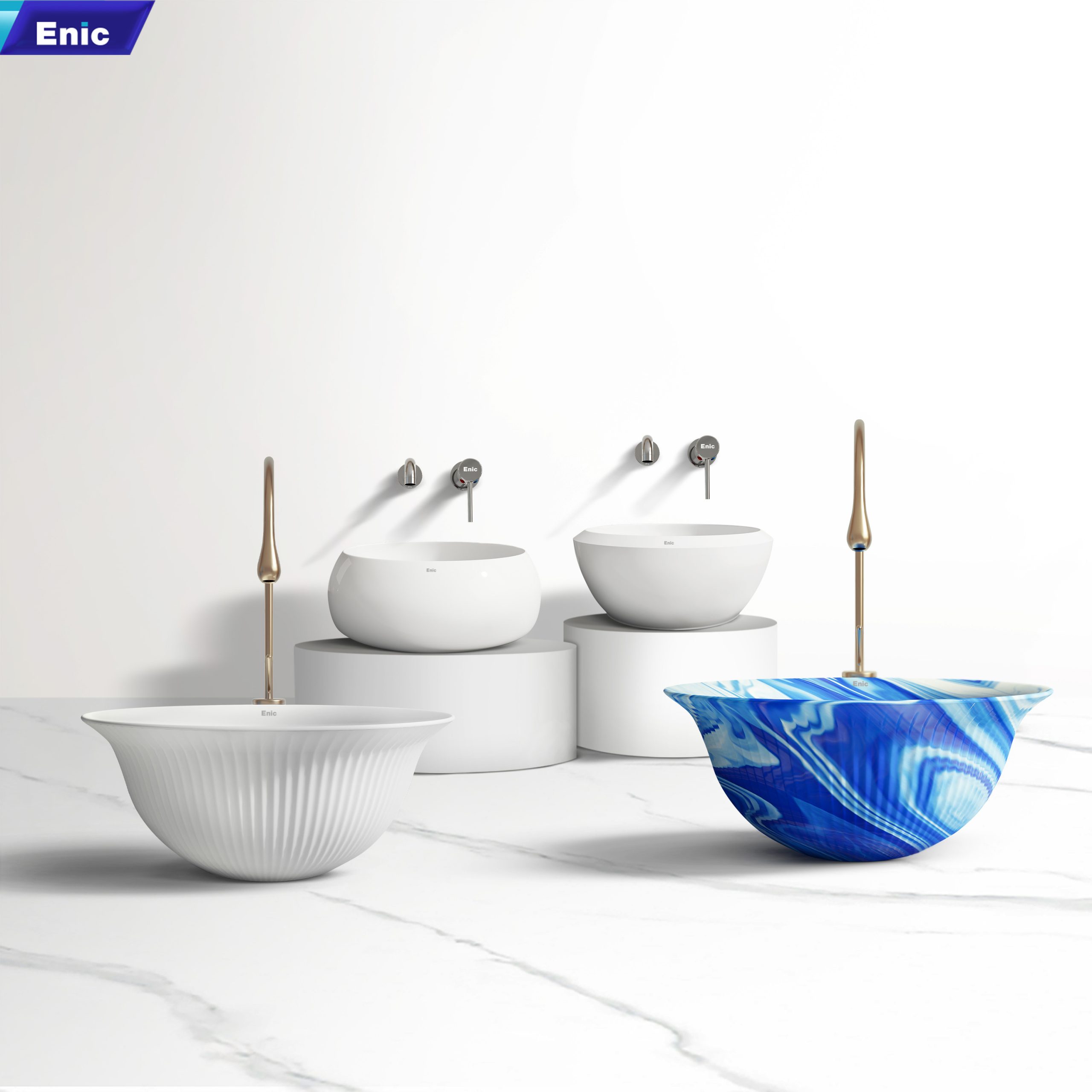 Chất liệu lavabo bền bỉ