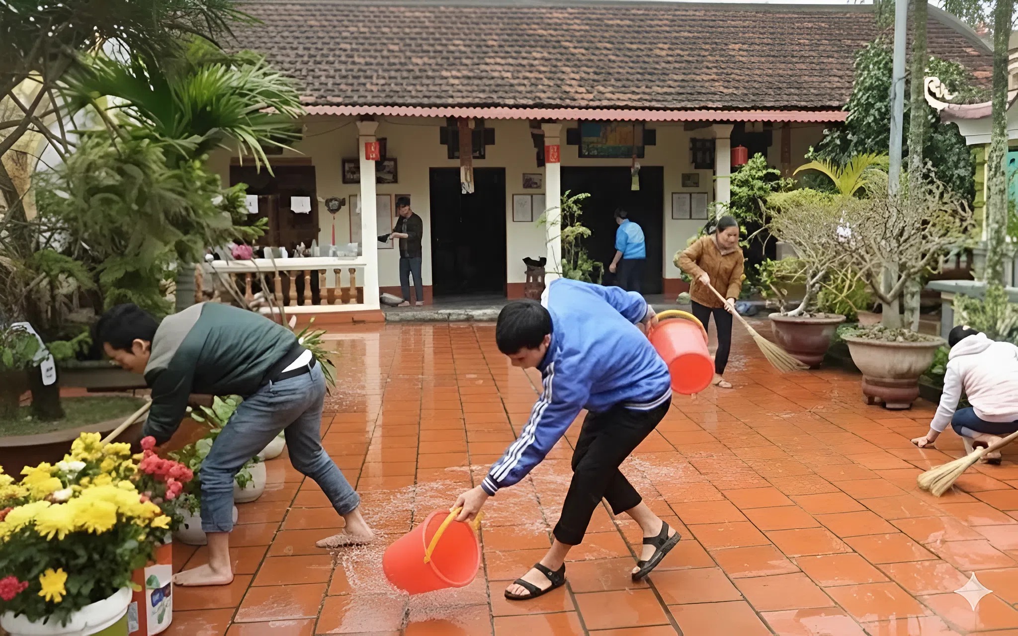 Dọn dẹp nhà cửa đón tết