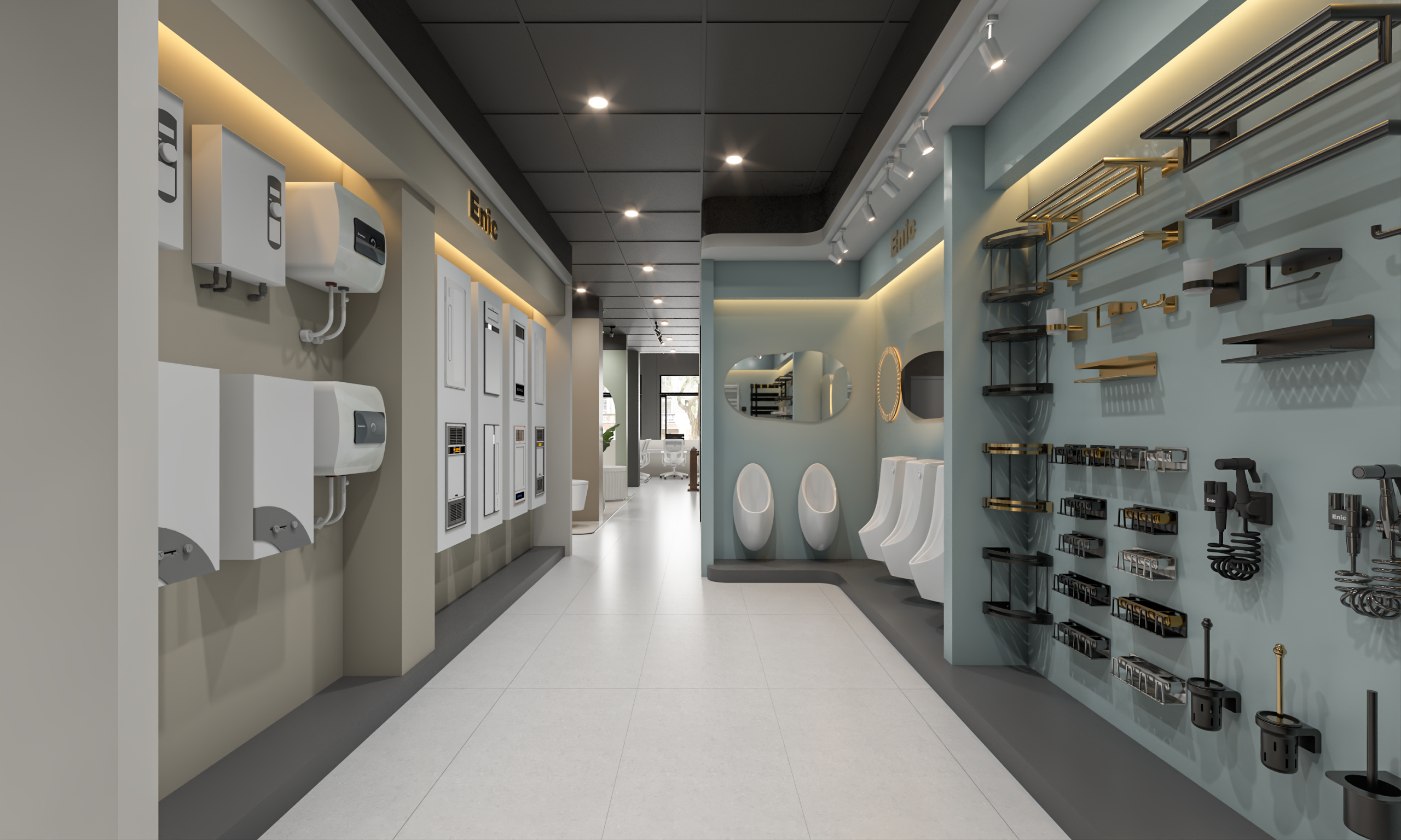 Enic cung cấp đầy đủ các thiết bị và phụ kiện nhà vệ sinh 